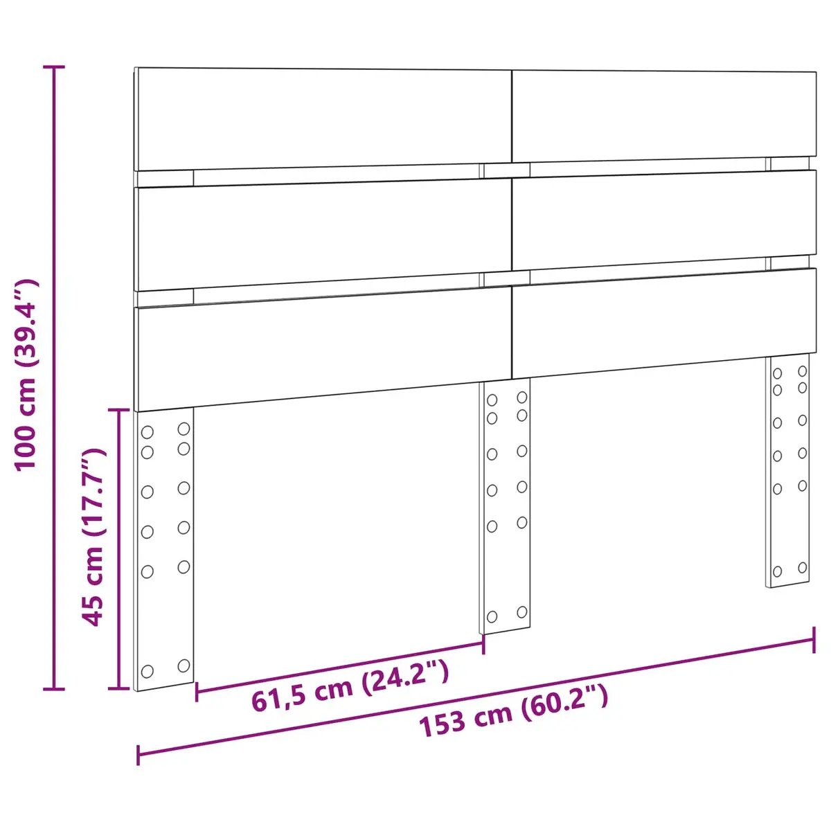 Engineered Wood Headboard