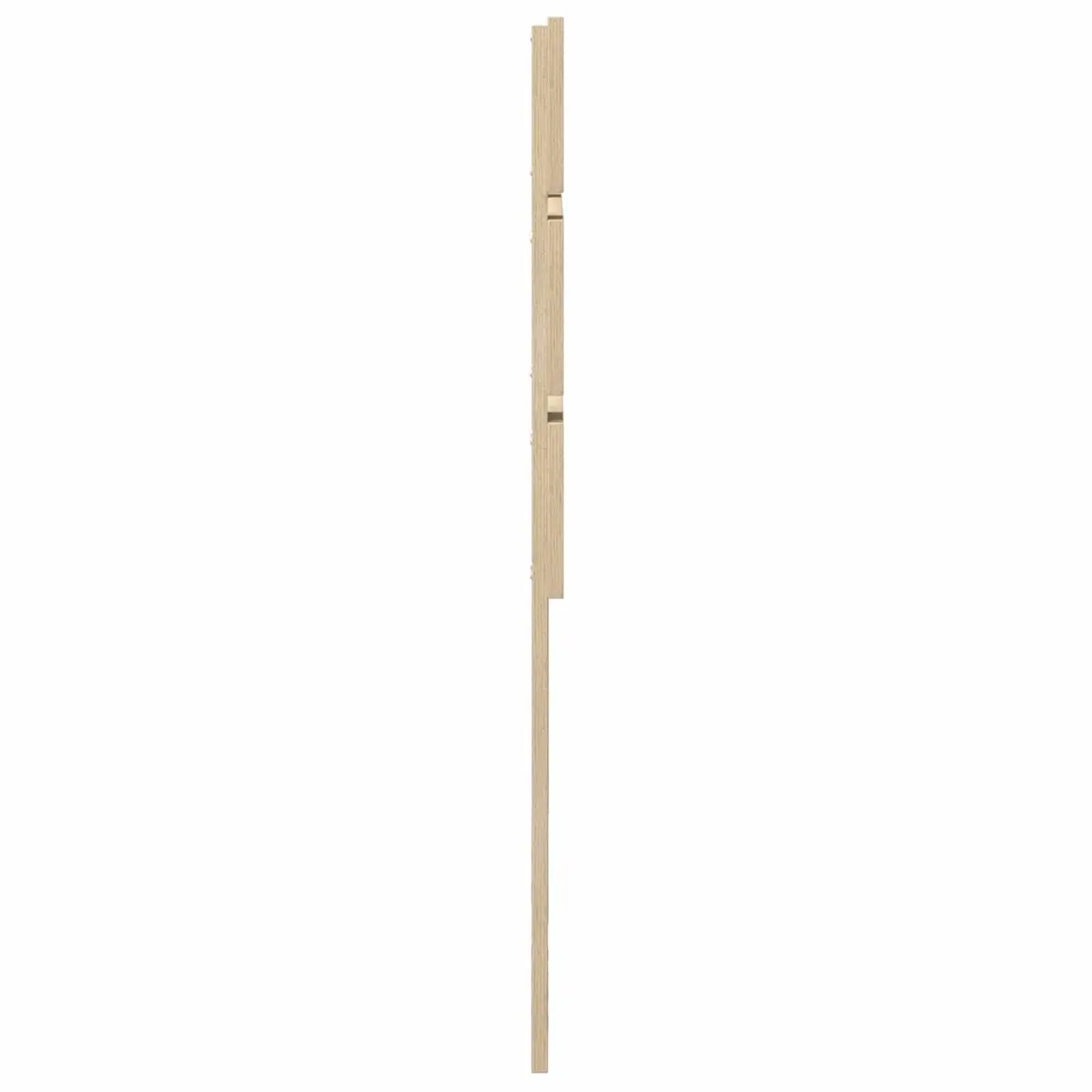 Headboard Engineered Wood Rectangular Modern Bedroom Furniture Brown Minimalist