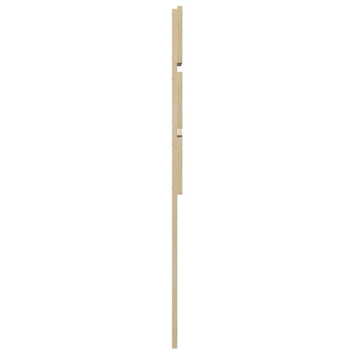 Headboard Rectangular Modern Bedroom Furniture Engineered Wood Brown Sonoma Oak