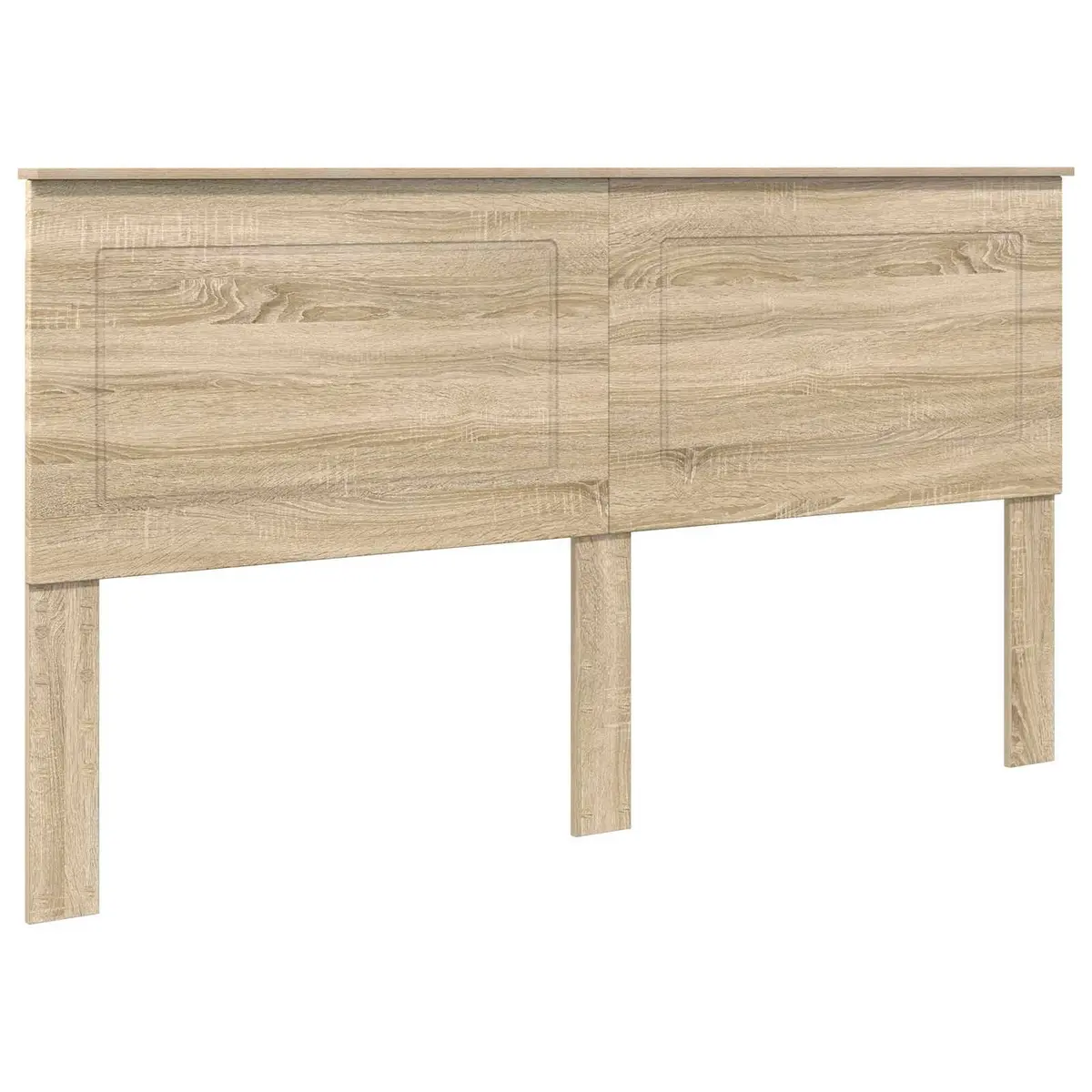 Headboard Wall-Mounted Adjustable Height 100 cm Engineered Wood Sonoma Oak