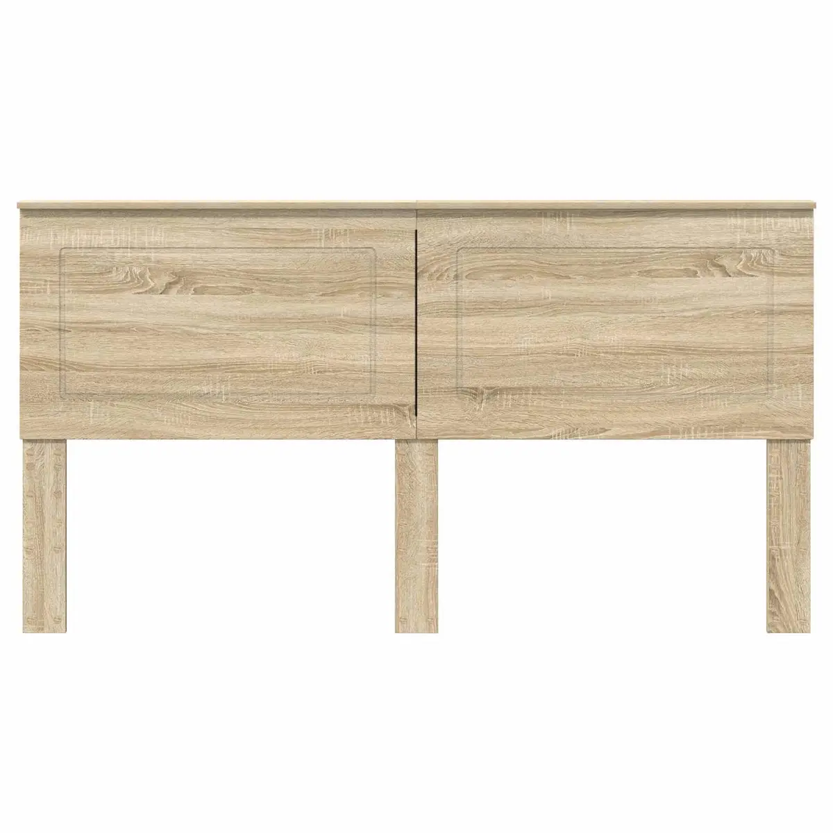 Headboard Wall-Mounted Adjustable Height 100 cm Engineered Wood Sonoma Oak