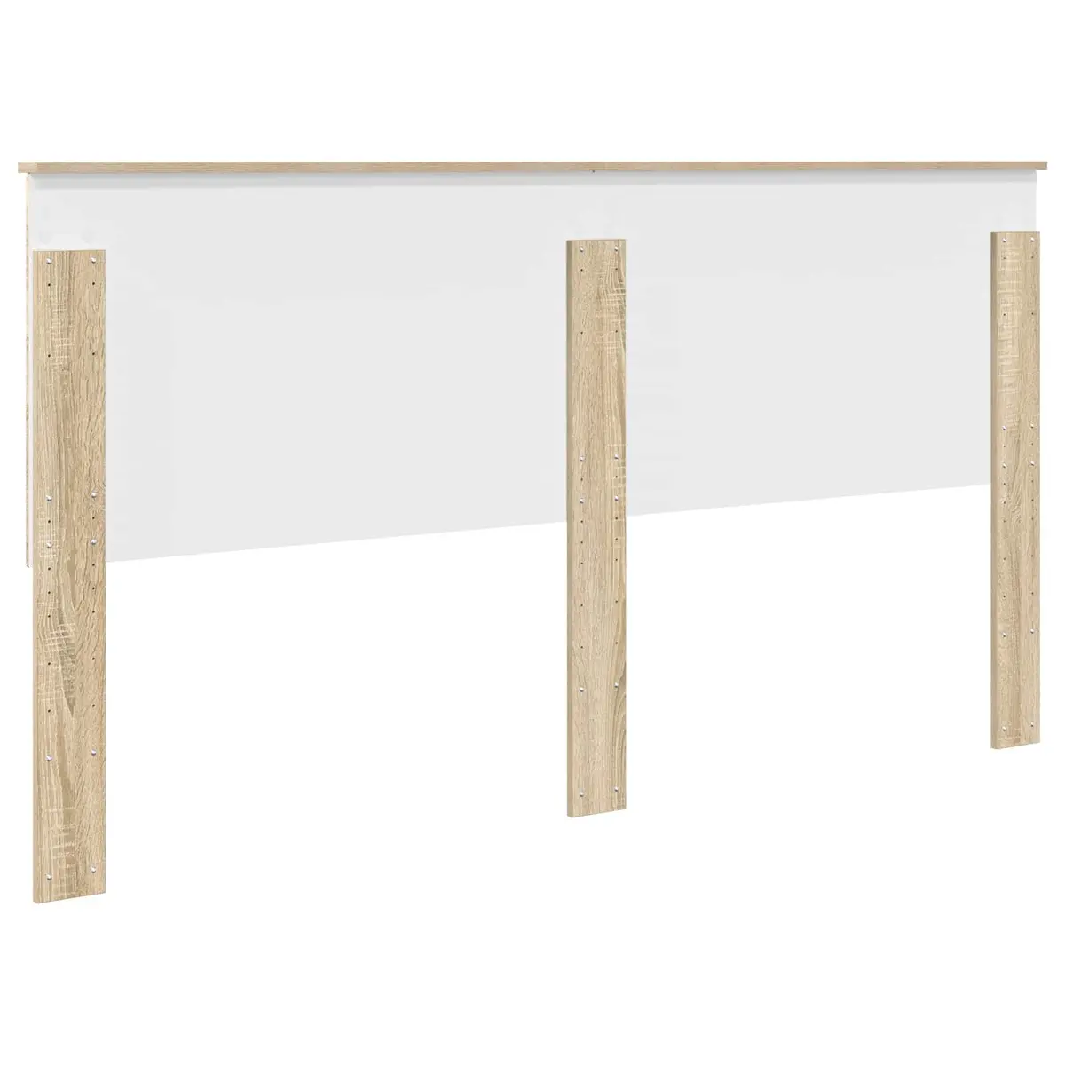 Headboard Wall-Mounted Adjustable Height 100 cm Engineered Wood Sonoma Oak