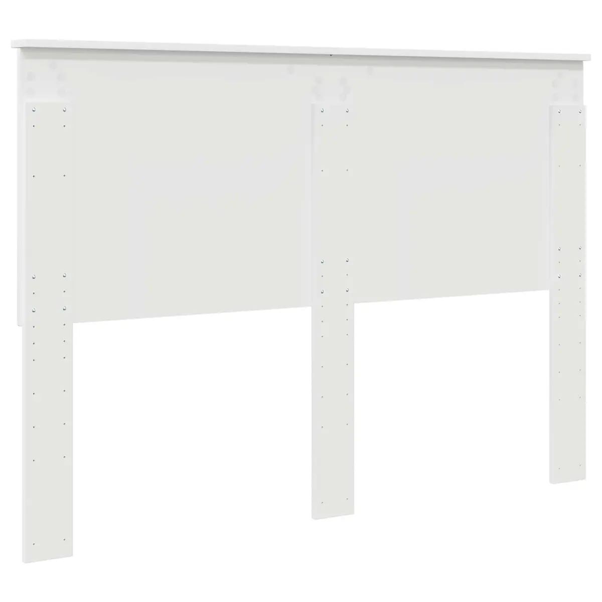 Headboard White 100 cm Wall-Mounted Bedroom Adjustable Height Modern Engineered