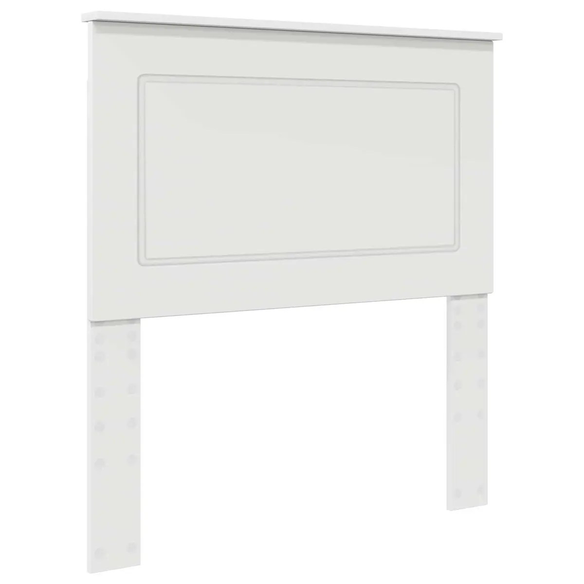 Headboard White Adjustable Height 100 cm Wall-Mounted Engineered Wood