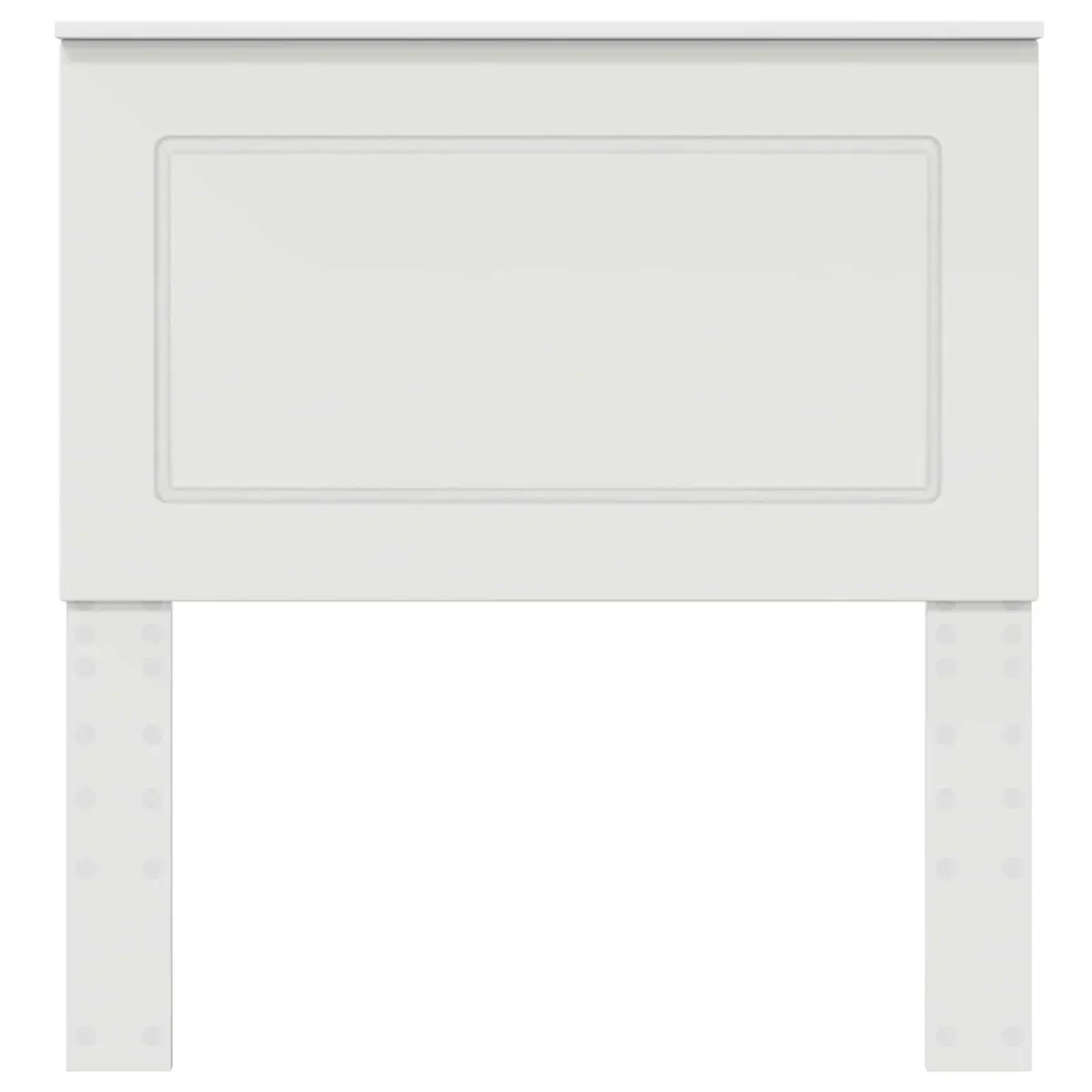 Headboard White Adjustable Height 100 cm Wall-Mounted Engineered Wood