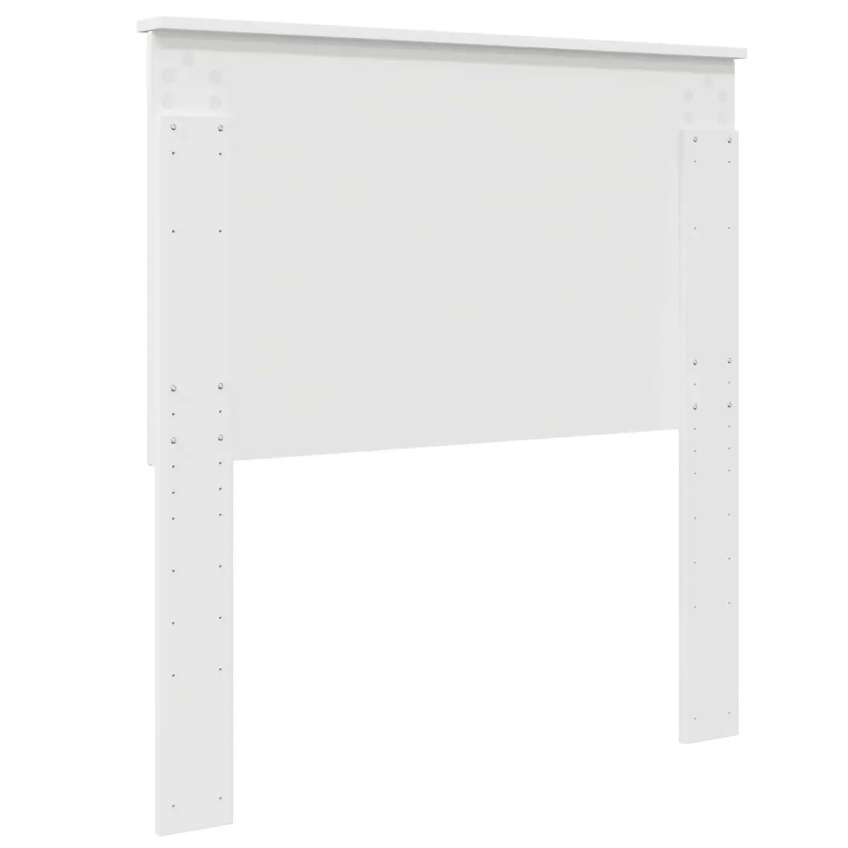 Headboard White Adjustable Height 100 cm Wall-Mounted Engineered Wood