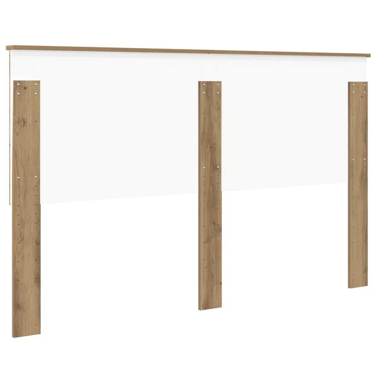 Headboard Minimalist Rectangular 150 cm Brown Engineered Wood