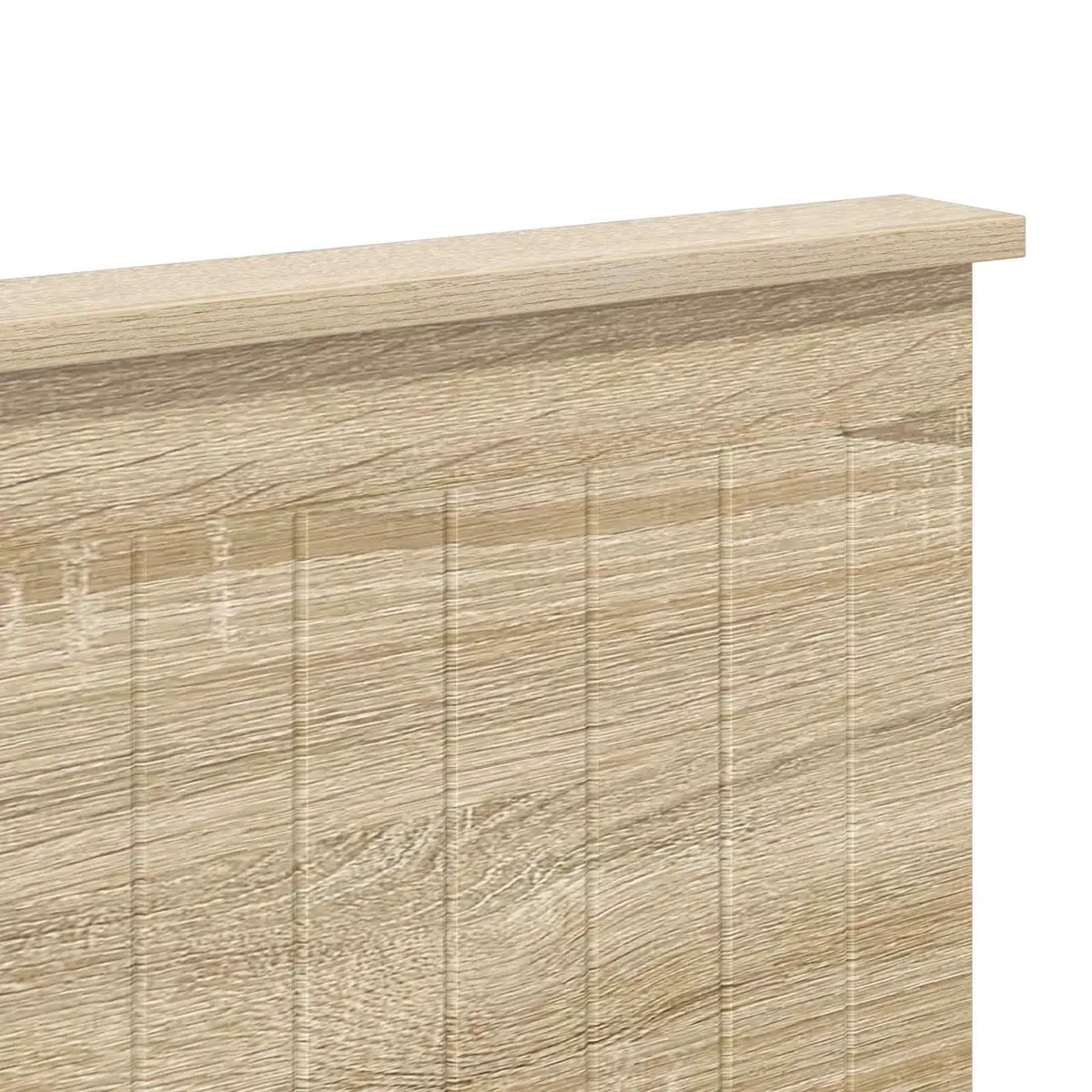 Headboard Minimalist Rectangular 150 cm Brown Engineered Wood