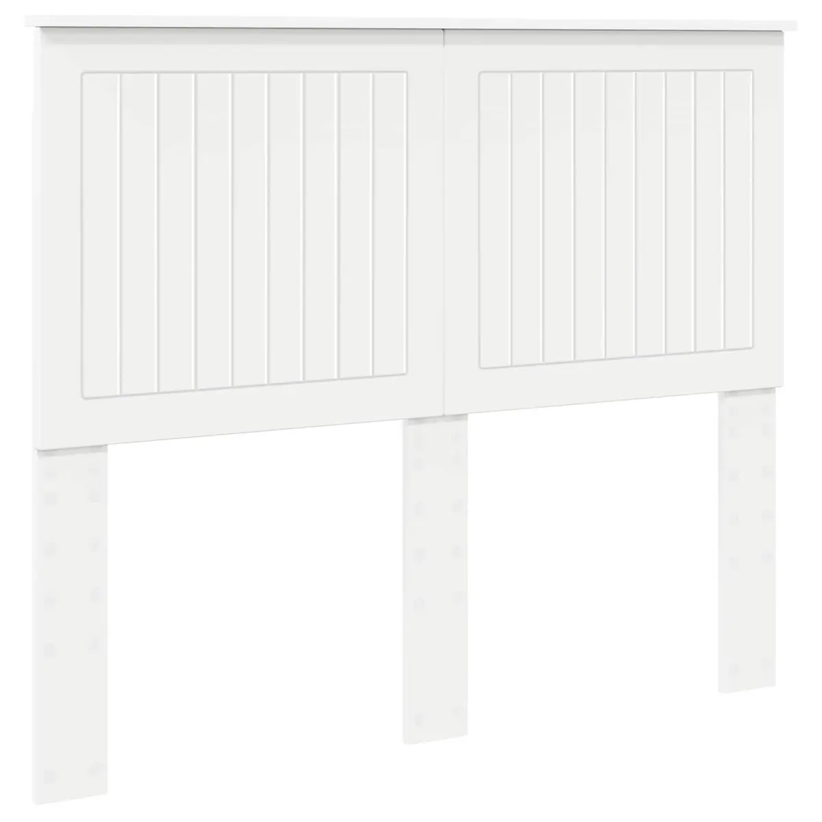 White Engineered Wood Headboard Modern Minimalist Design Bedroom Furniture 135cm