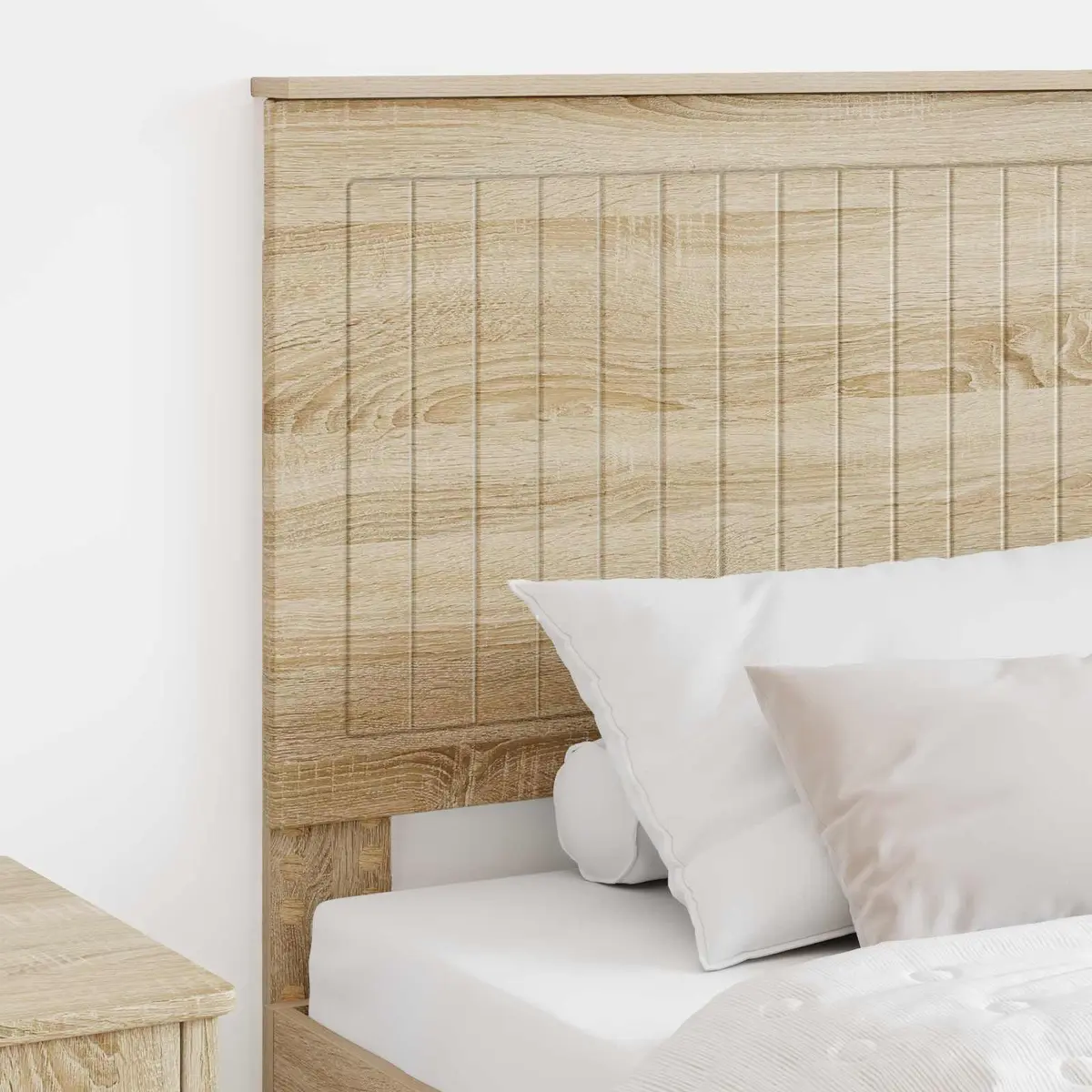 Headboard Minimalist Rectangular 90cm Engineered Wood Brown Sonoma Oak Style