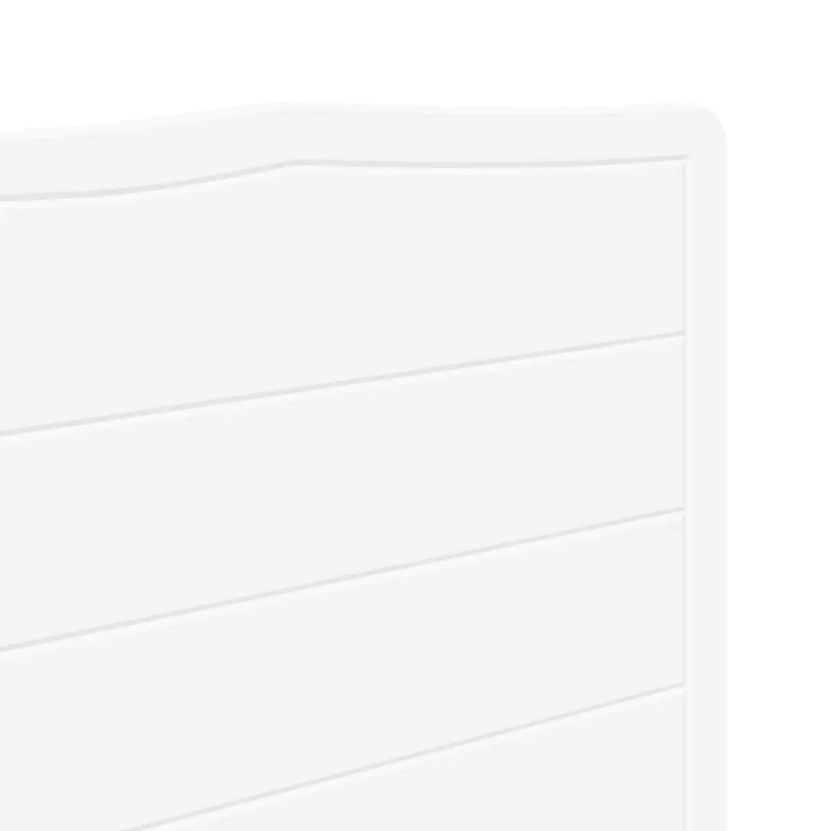 Headboard White Modern Bedroom Furniture Engineered Wood Wall Mounted Minimalist