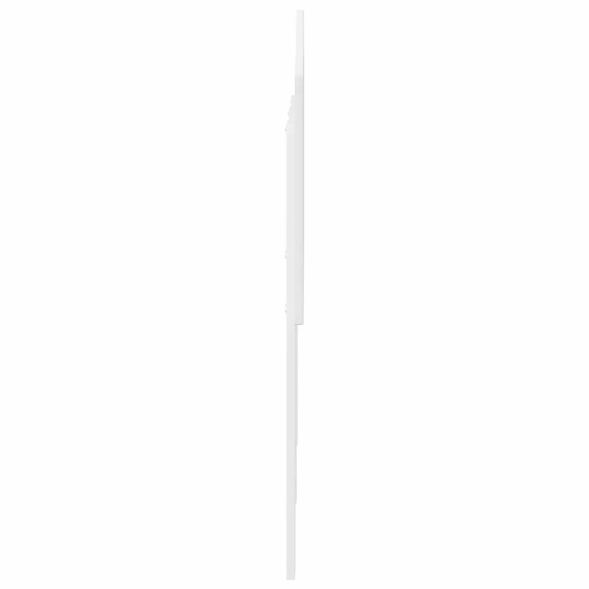 White Headboard Modern Minimalist Engineered Wood Wall Mount