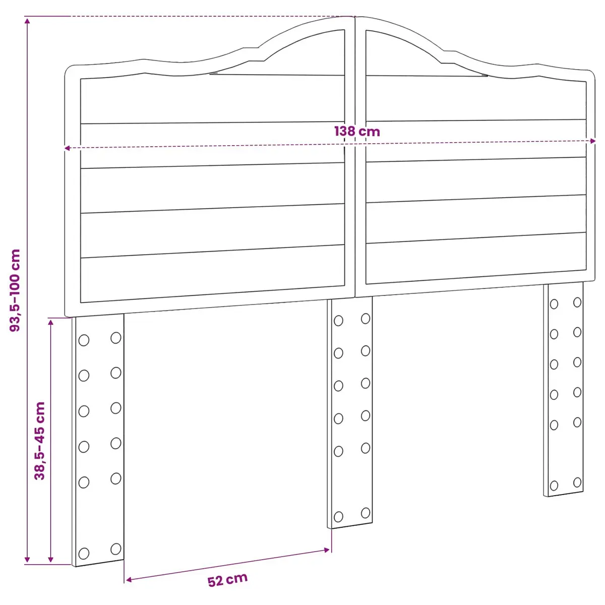 Sonoma Oak Headboard