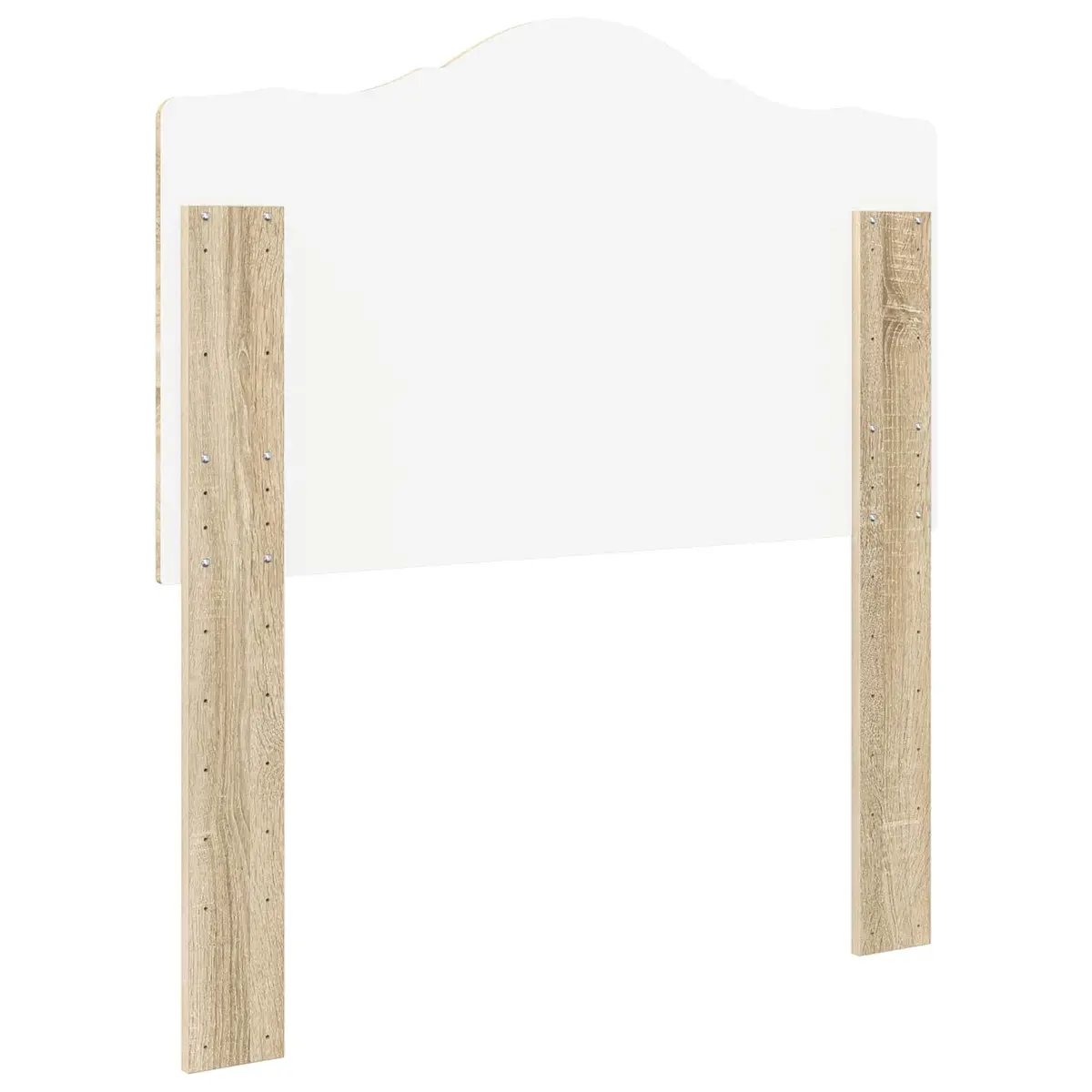 Headboard Modern Minimalist Sonoma Oak Engineered Wood Brown
