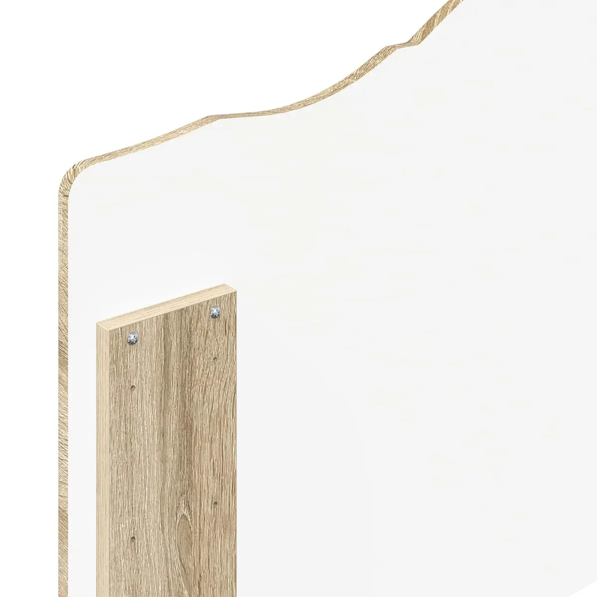 Headboard Modern Minimalist Sonoma Oak Engineered Wood Brown