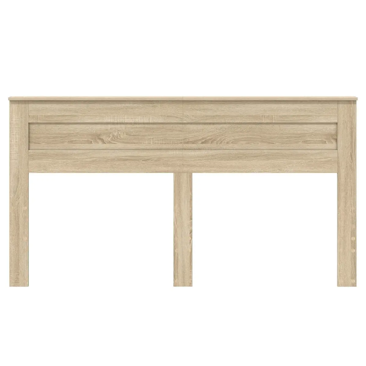 Brown Engineered Wood Headboard Modern Bedroom Furniture Contemporary Style