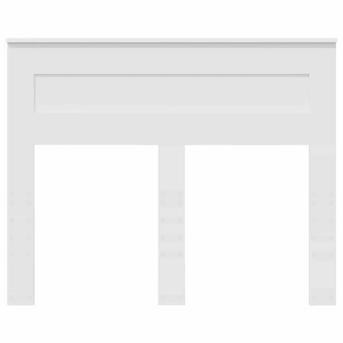 White Engineered Wood Headboard Modern Bedroom Furniture Contemporary Design
