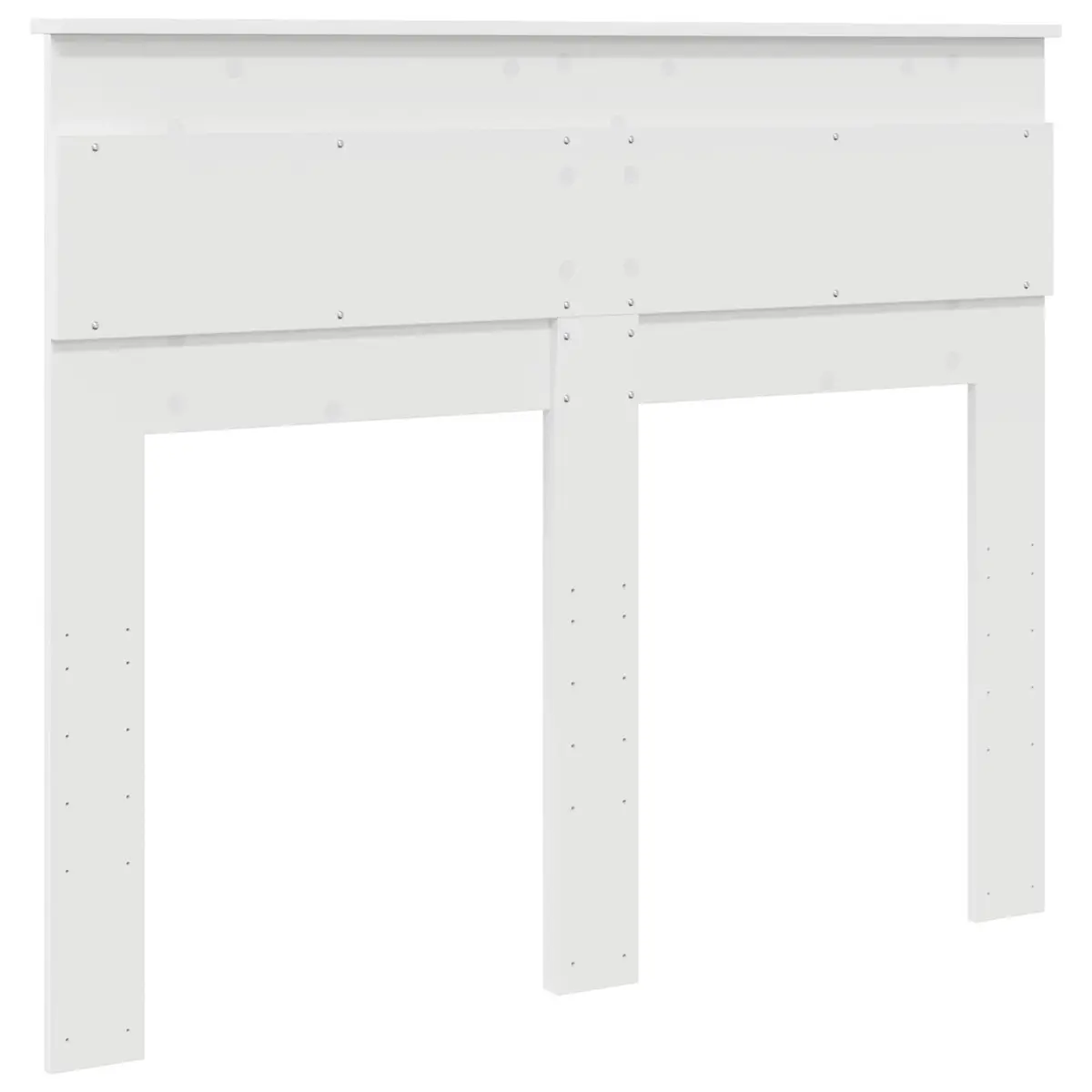 White Engineered Wood Headboard Modern Bedroom Furniture Contemporary Design