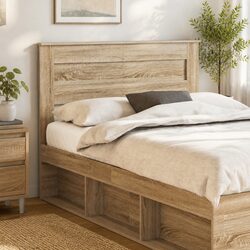 Your Ideal Brown Engineered Wood Headboard Awaits!