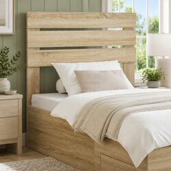 Make Your Bedroom Cozy with This Stylish Brown Headboard