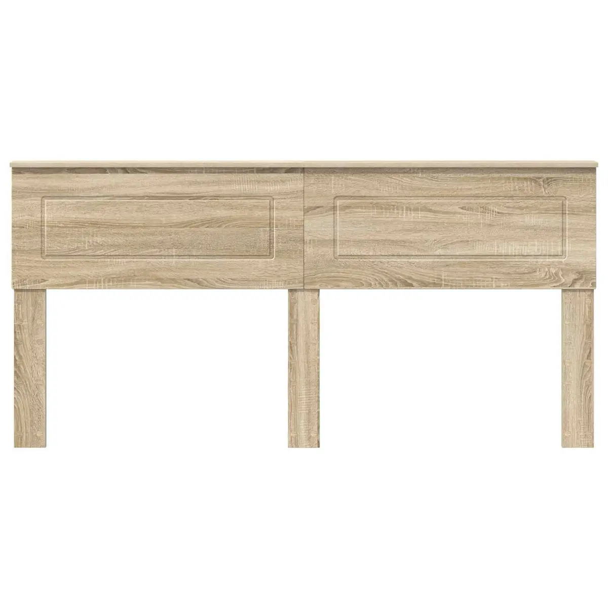 Rectangular Headboard Modern Brown Sonoma Oak Engineered Wood Bedroom Furniture