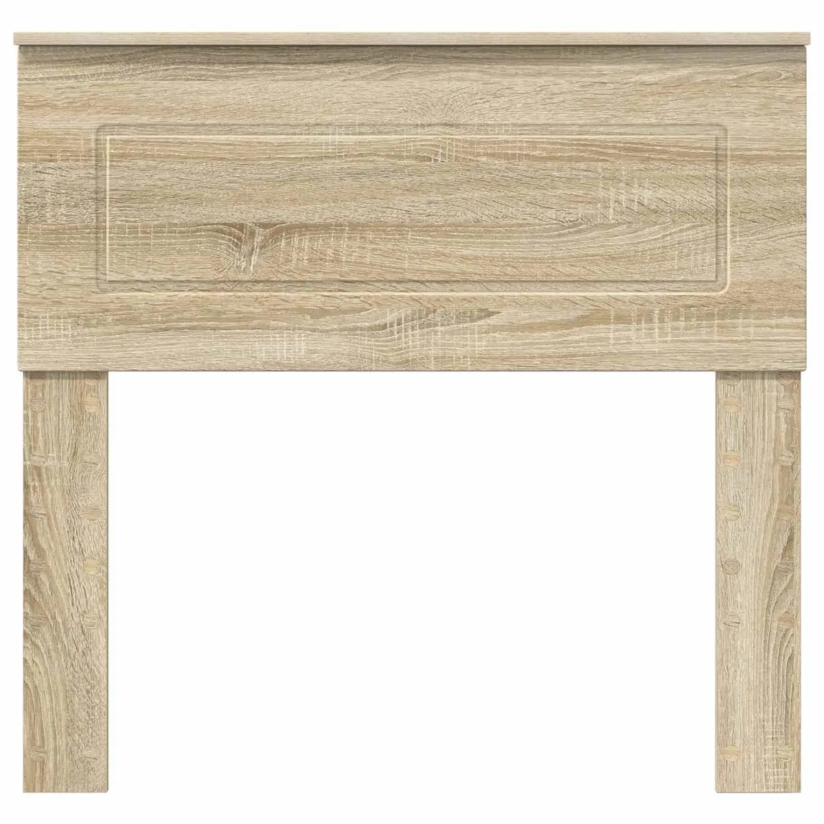 Headboard Engineered Wood Brown Bedroom Furniture Modern Minimalist Design