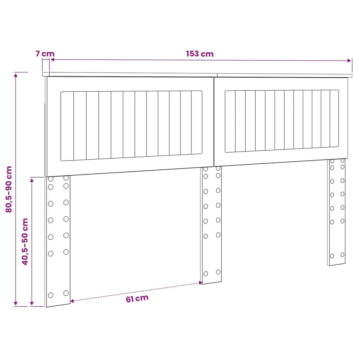 Sonoma Oak Headboard