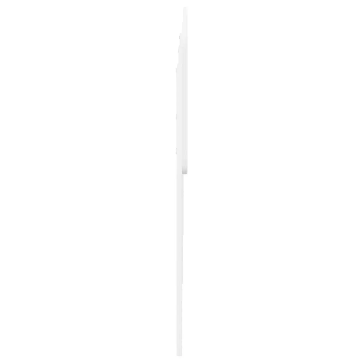 White Engineered Wood Headboard Modern Minimalist Bedroom Furniture