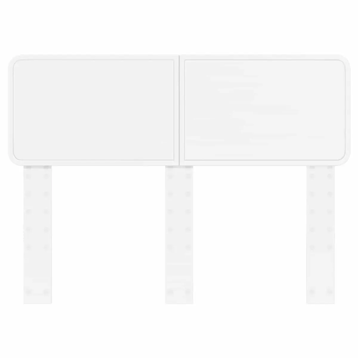 Engineered Wood Headboard Modern Minimalist White Clean Lines