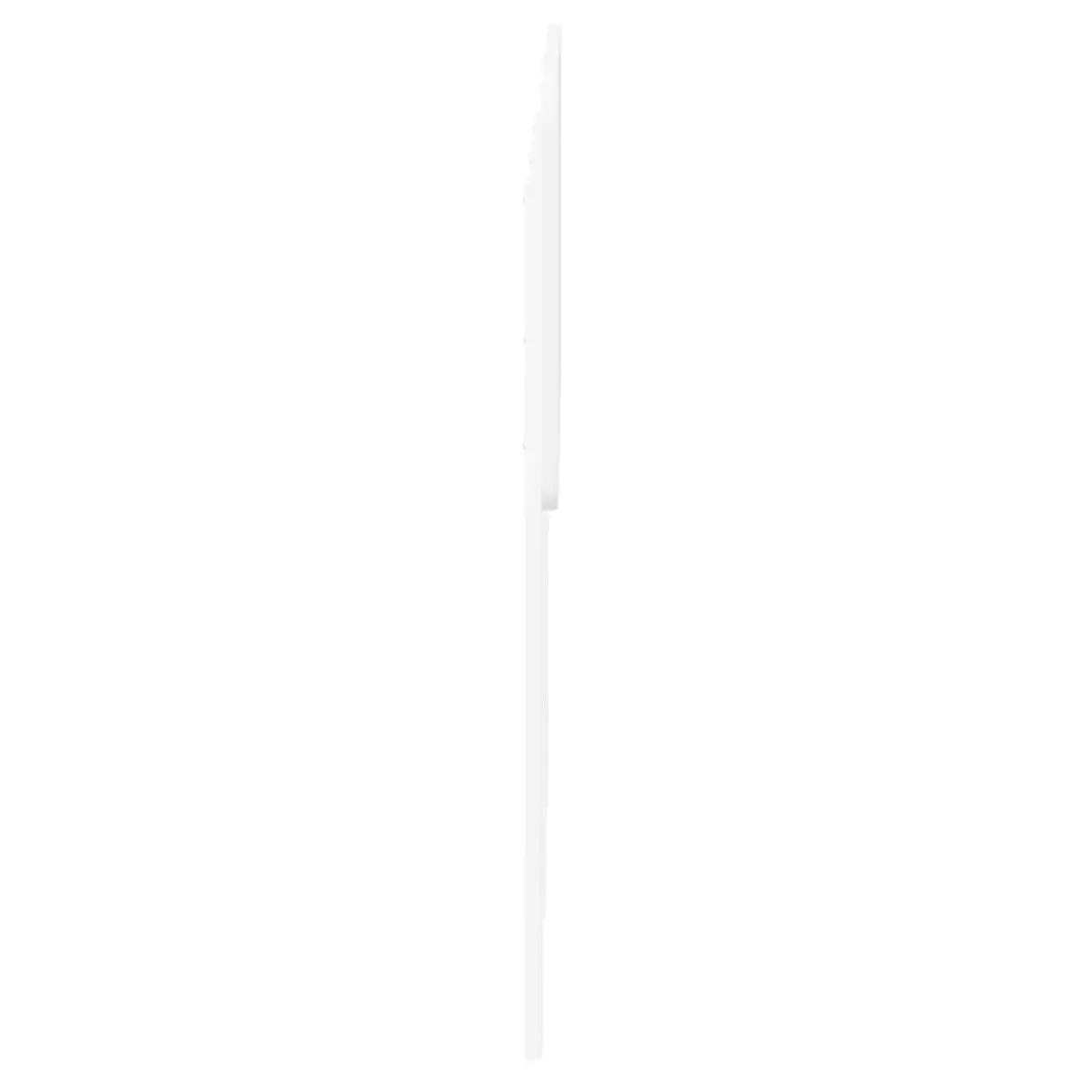 Engineered Wood Headboard Modern Minimalist White Clean Lines