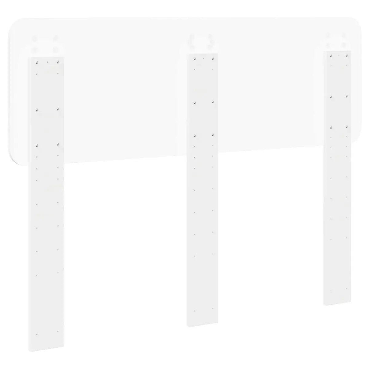 Engineered Wood Headboard Modern Minimalist White Clean Lines