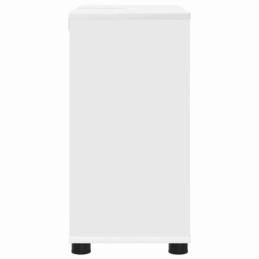 Bathroom Basin Cabinet Modern Engineered Wood White 60cm