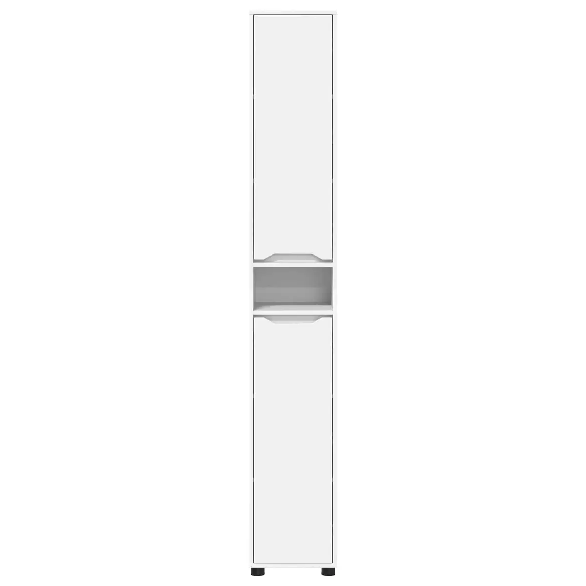 White Bathroom Vanity Cabinet with Easy Storage Access