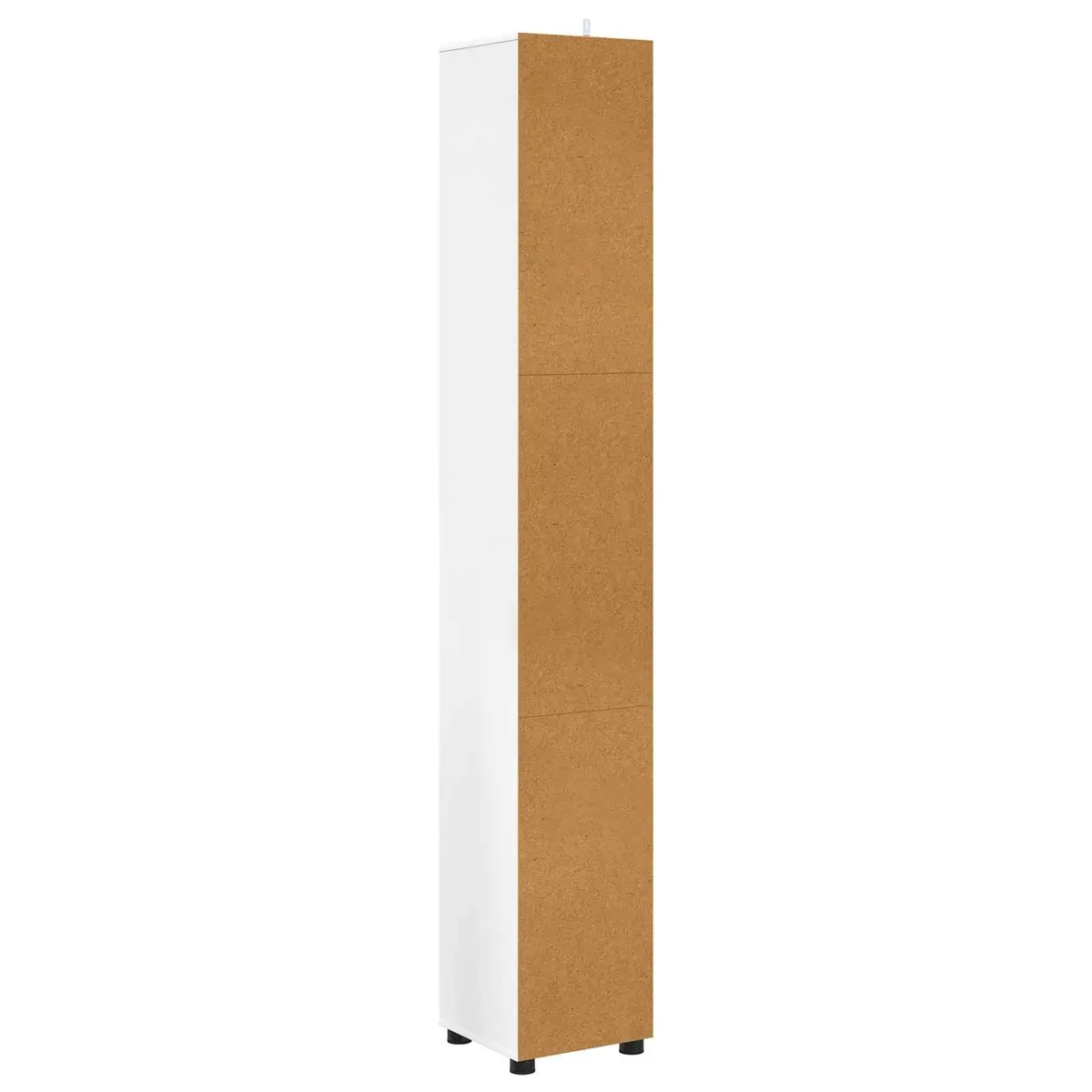 White Bathroom Vanity Cabinet with Easy Storage Access