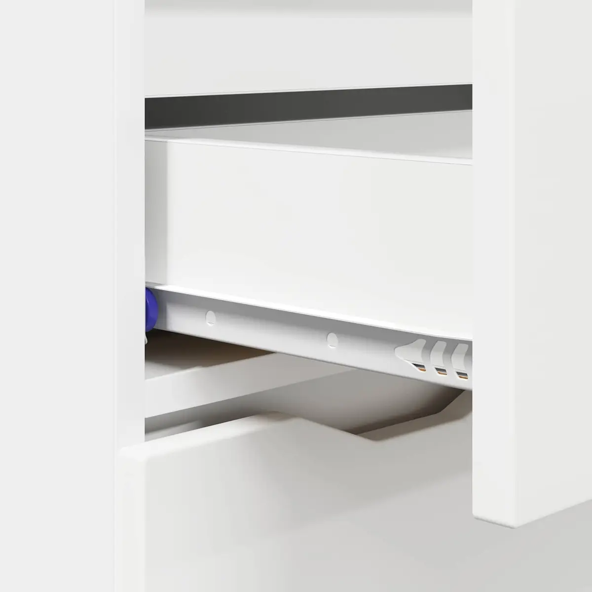White Sideboard Storage Cabinet Living Room Dining Buffet Modern Rectangular