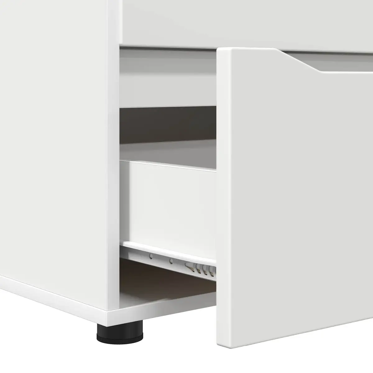 Storage Cabinet White Engineered Wood 60x48x57cm