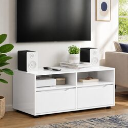 Your New High Gloss White TV Cabinet Awaits You