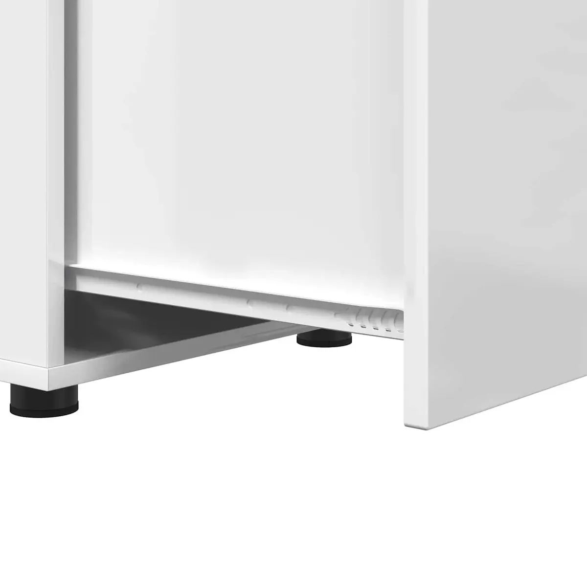 Bathroom Cabinet Minimalist High Gloss White 40.5 x 40 x 44 cm