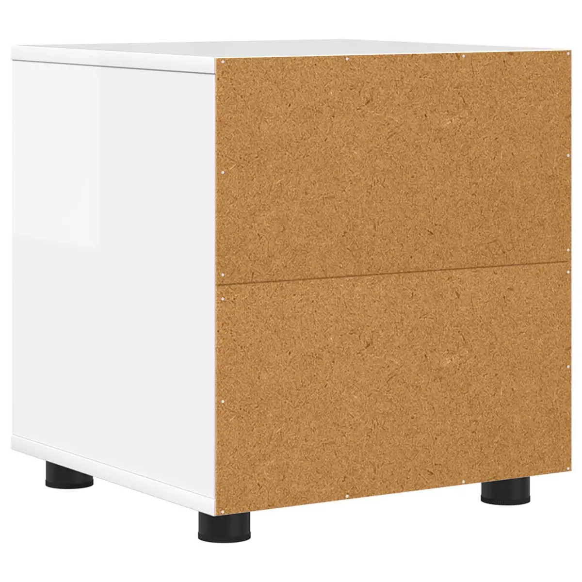 Bathroom Cabinet Minimalist High Gloss White 40.5 x 40 x 44 cm