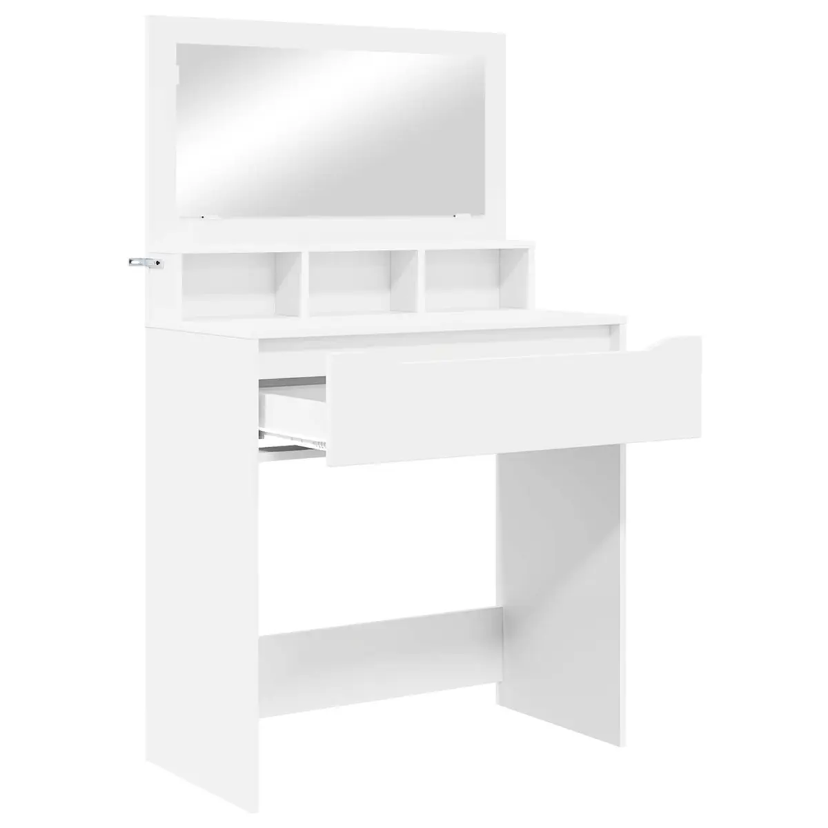 Dressing Table Modern White Vanity Unit 80cm