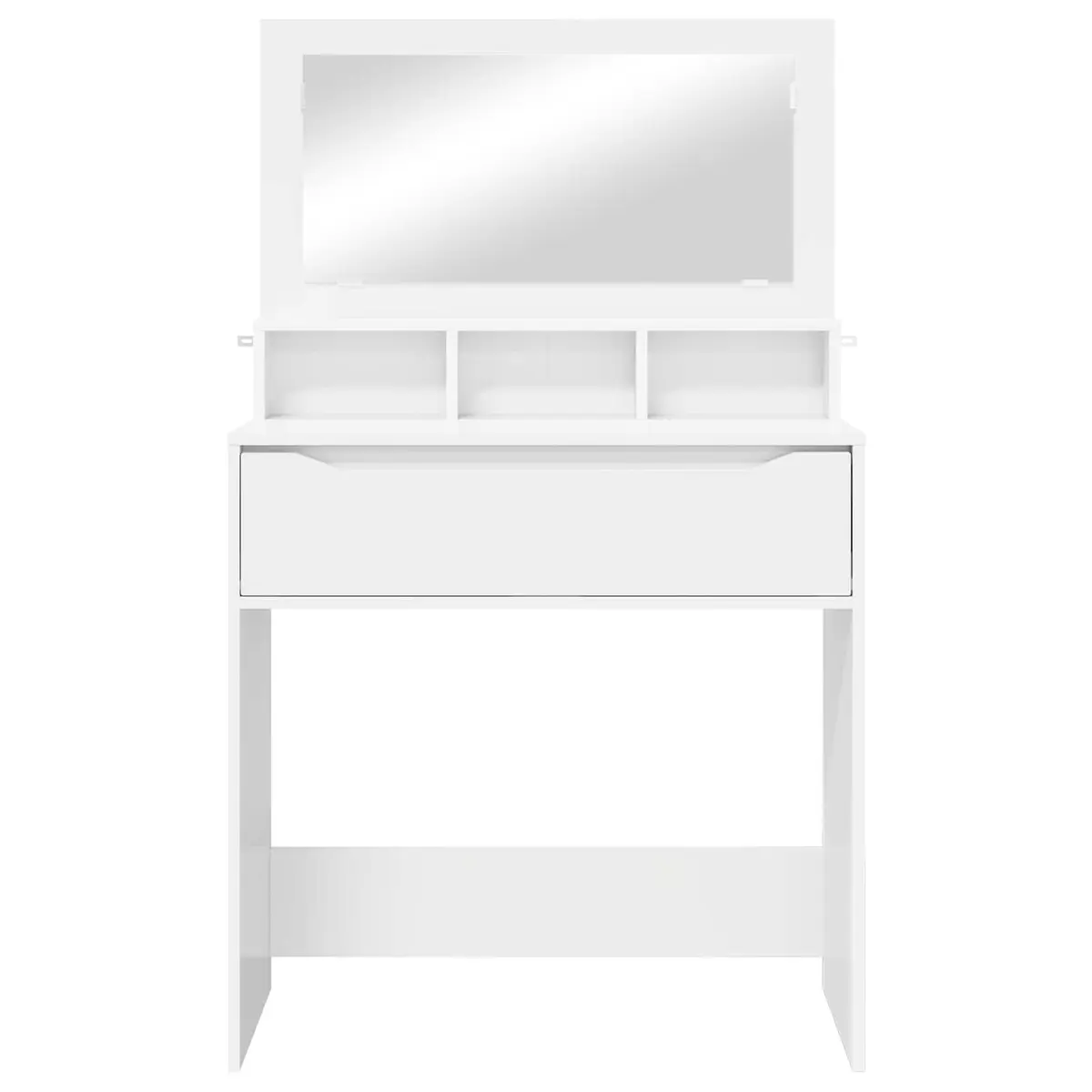 Dressing Table Modern White Vanity Unit 80cm