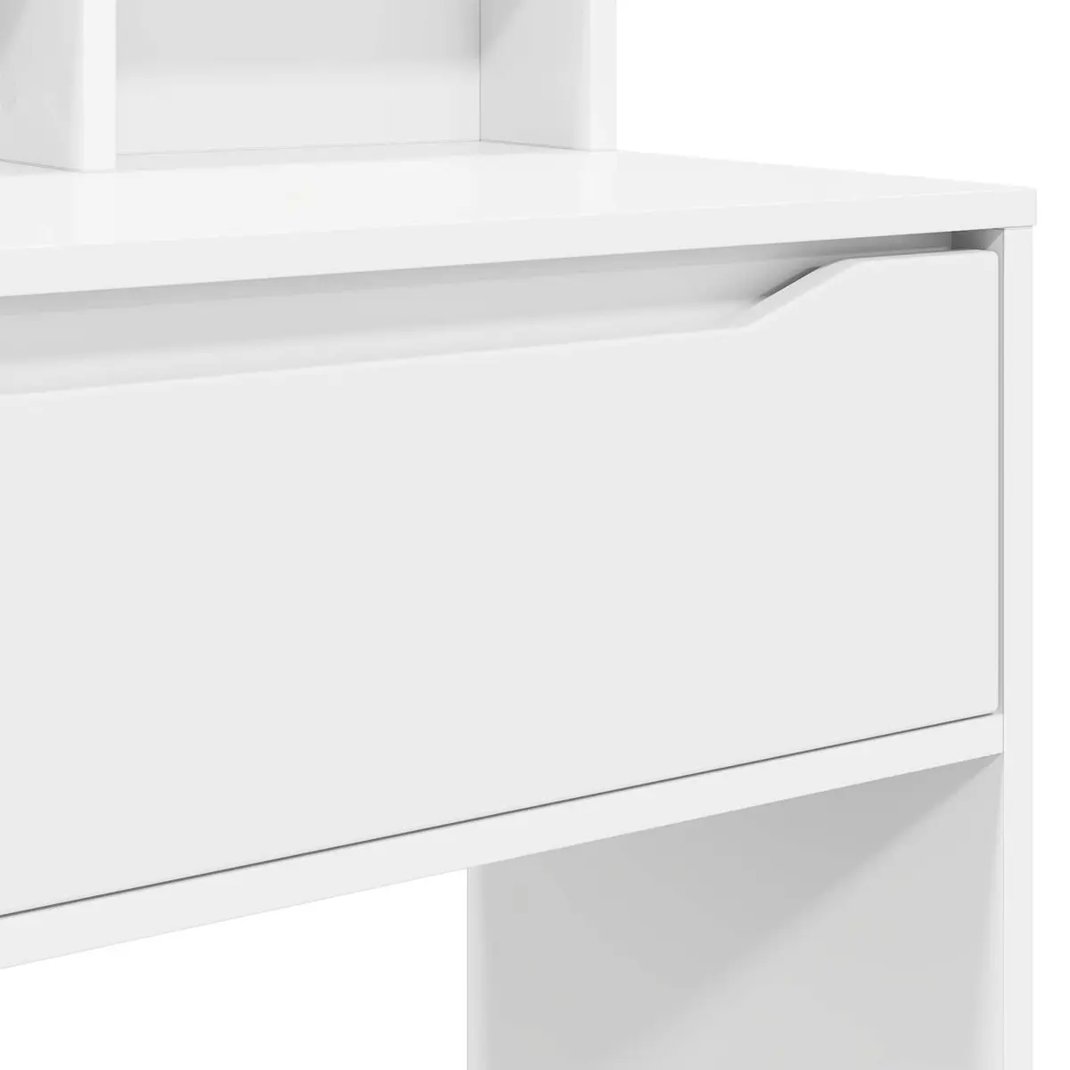 Dressing Table Modern White Vanity Unit 80cm