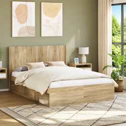 A Friendly Brown Headboard to Enhance Your Bedroom