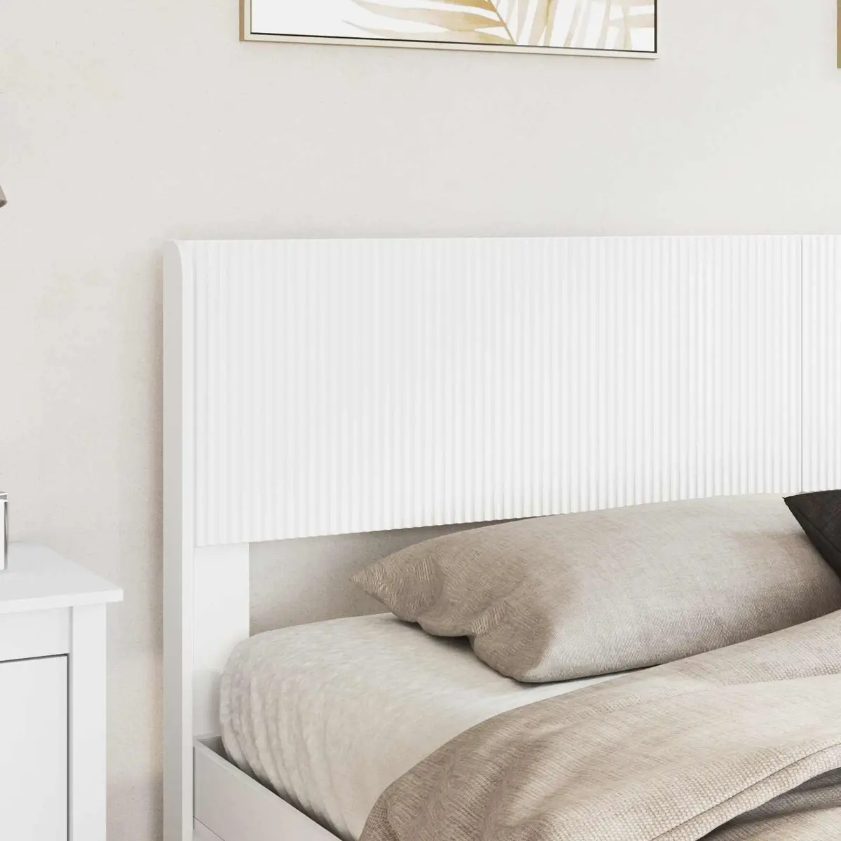 White Headboard for the Bedroom