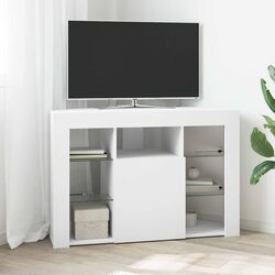 Corner LED TV Cabinet White 100x40x68cm - A Modern Choice