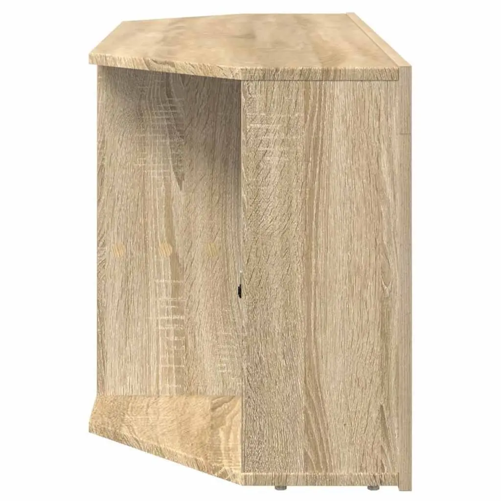 Grey Corner LED TV Cabinet for Organized Spaces