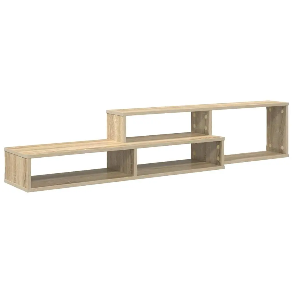 Grey Wall Mounted TV Stand