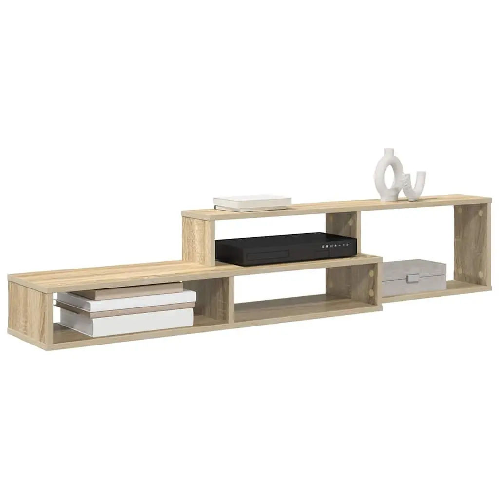 Grey Wall Mounted TV Stand