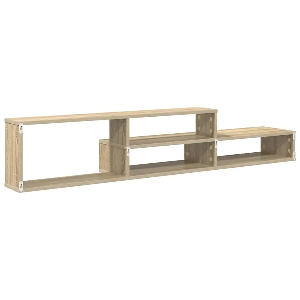 Grey Wall Mounted TV Stand