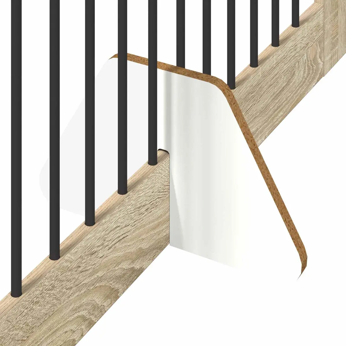 Foldable Dog Gate with Stands Indoor Pet Barrier Fence Sonoma Oak 401 cm